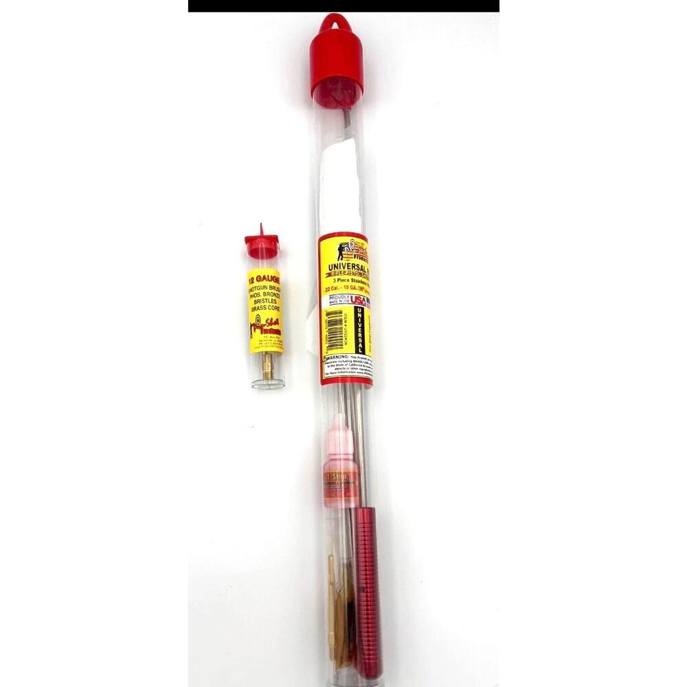 Pro-Shot Universal Gun Cleaning Kit Rifle Pistol Shotgun + 12GA Brush USA NEW